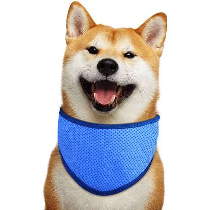 2026 Reusable PVA Pet Cooling Bandana Instant Cooling Neck Wrap for Dogs Cats Summer Outdoor Travel Ice Pack OEM