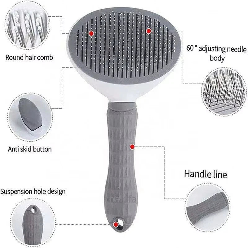 Wholesale Eco-Friendly Plastic Pet Grooming Comb Dog Massage Tools and Cat Hair Combs