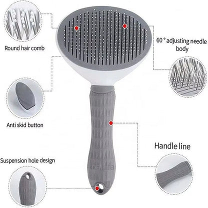 Wholesale Eco-Friendly Plastic Pet Grooming Comb Dog Massage Tools and Cat Hair Combs