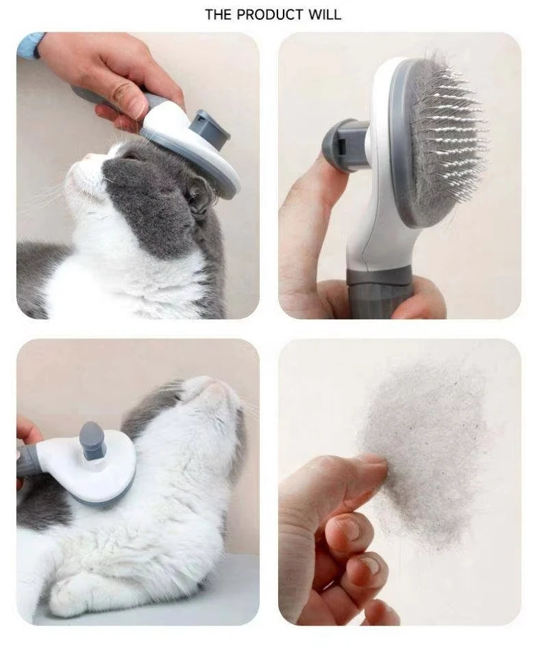 Wholesale Eco-Friendly Plastic Pet Grooming Comb Dog Massage Tools and Cat Hair Combs