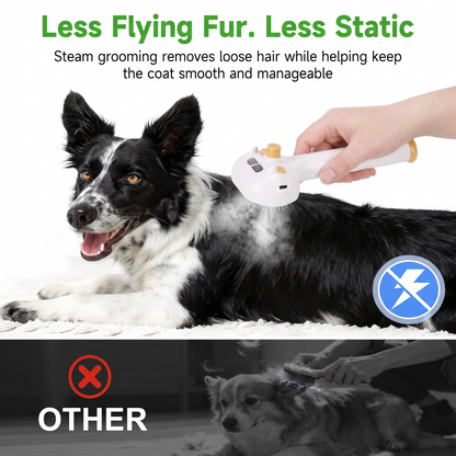 SteamGlide™ - Pet Steam Brush